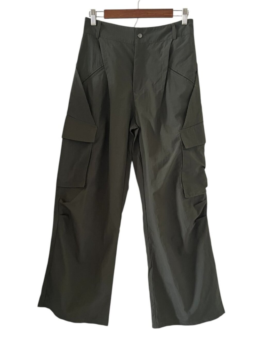 HALARA NEW Cargo Utility Pants In Army Green Size M